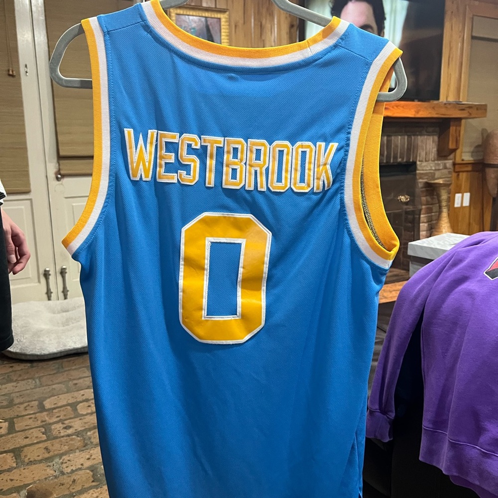 Men's size small UCLA Russell Westbrook jersey.  One small spot on right arm.